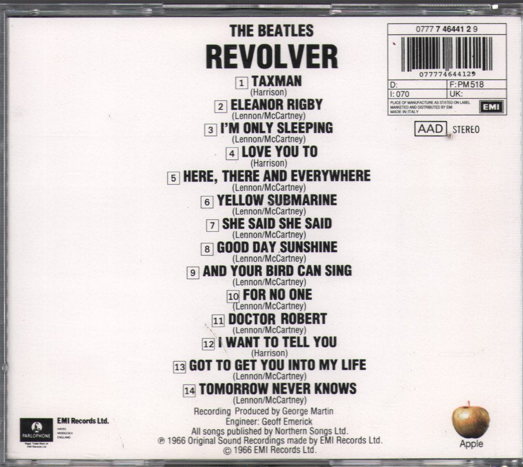 Beatles - Revolver - Cd