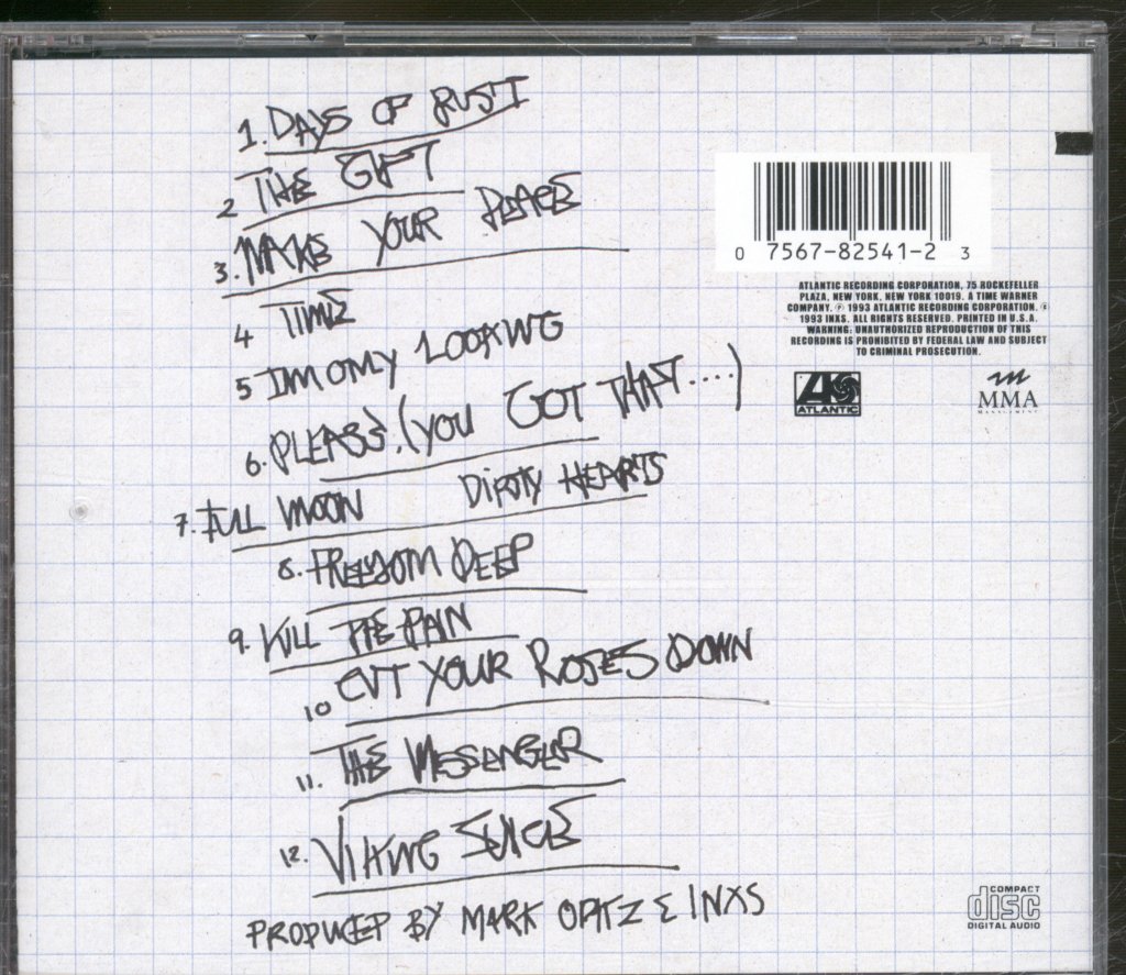 INXS - Full Moon, Dirty Hearts - Cd