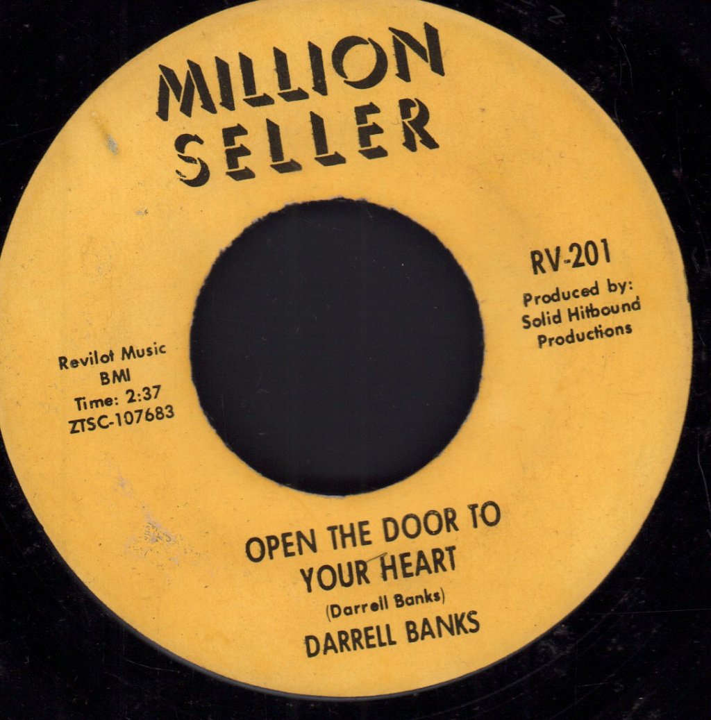 Darrell Banks - Open The Door To Your Heart - 7 Inch