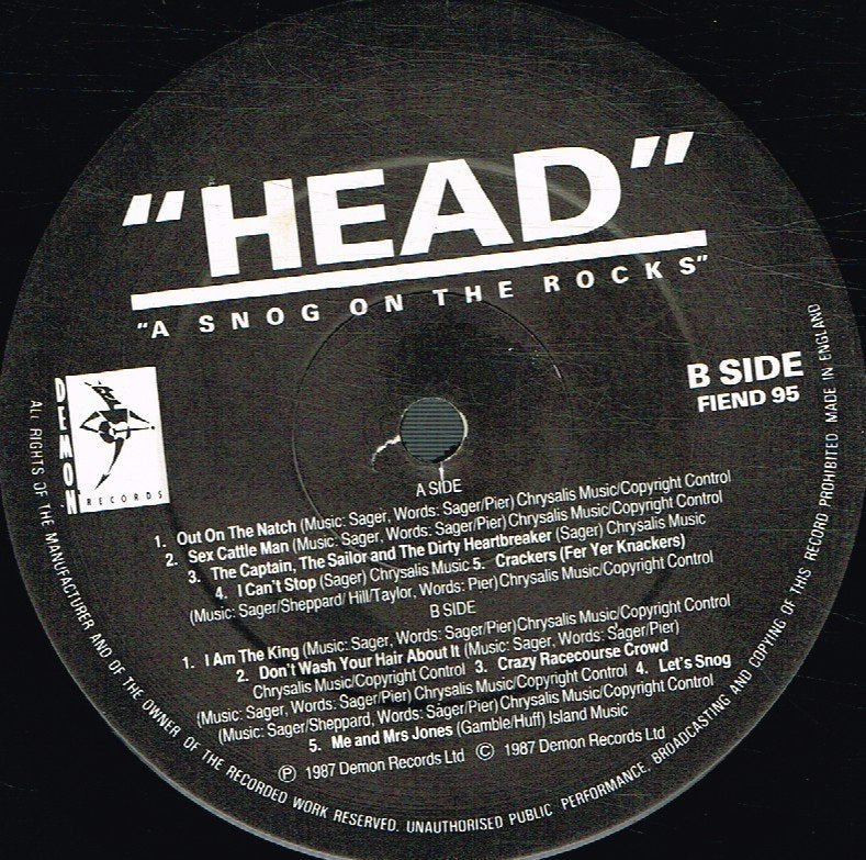 Head (80'S Group) - A Snog On The Rocks - Lp