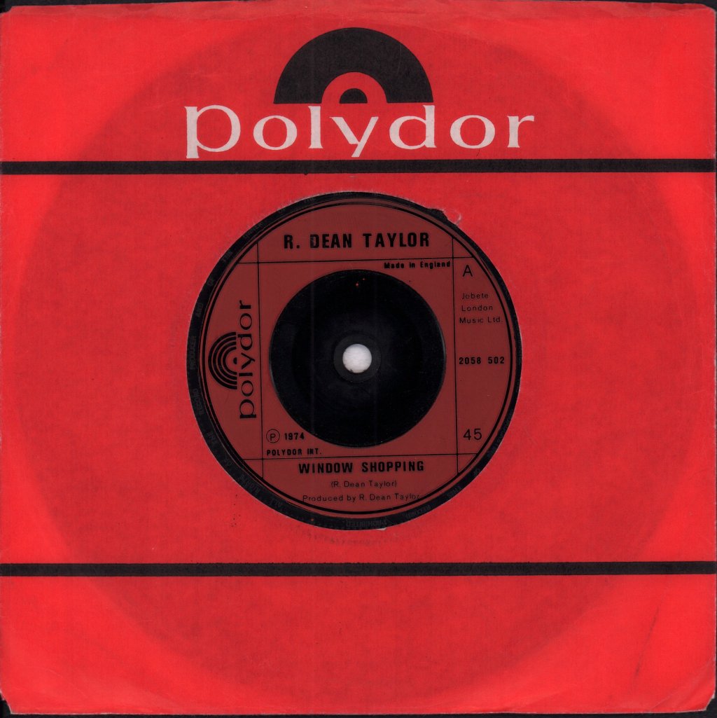 R.Dean Taylor - Window Shopping - 7 Inch