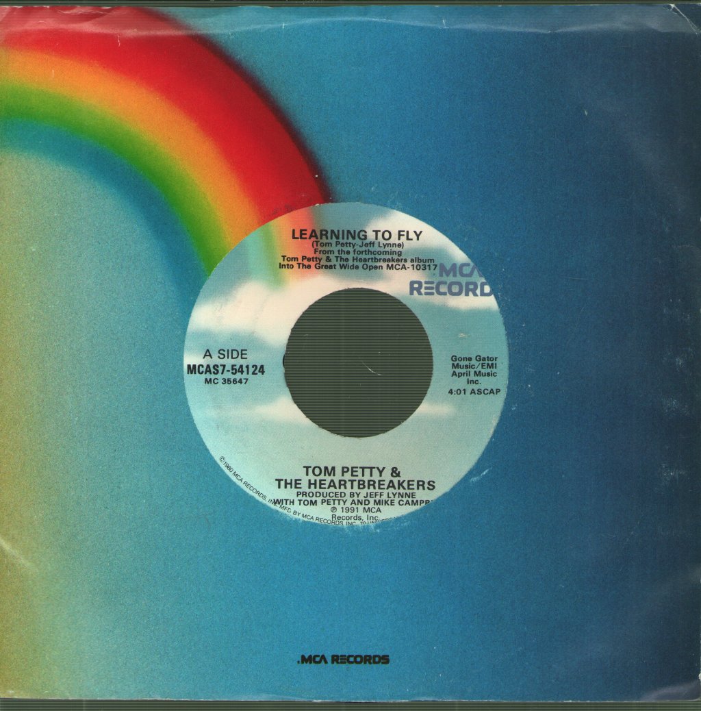 Tom Petty And The Heartbreakers - Learning To Fly - 7 Inch