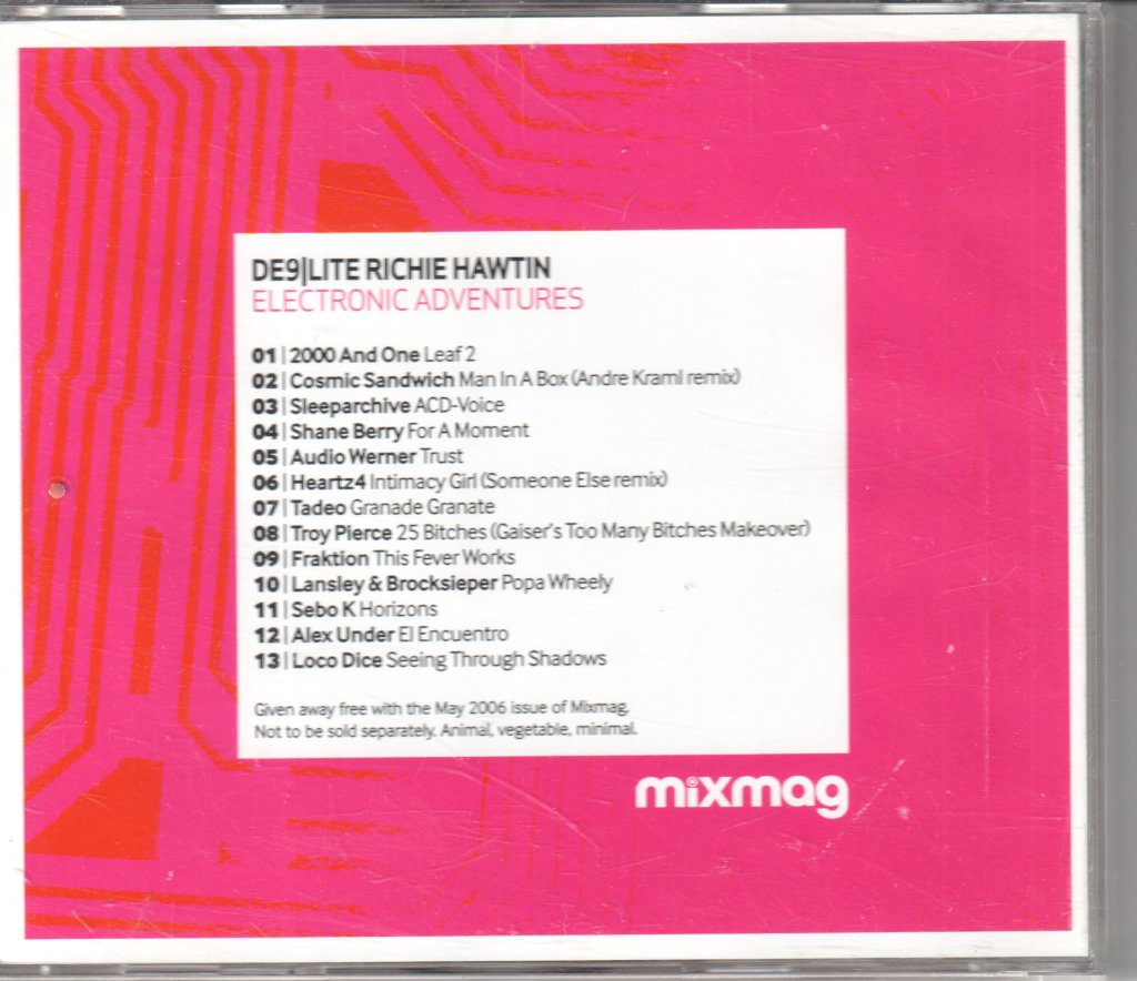 Richie Hawtin - Electronic Adventures - Cd