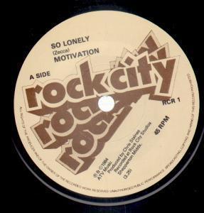 Motivation (80'S Group) - So Lonely - 7 Inch