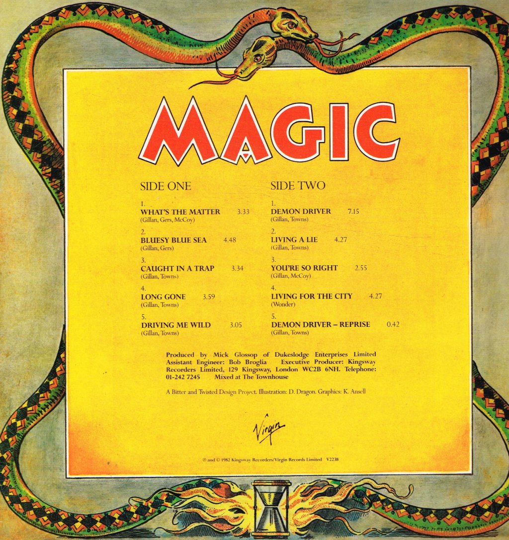 Gillan - Magic - Lp