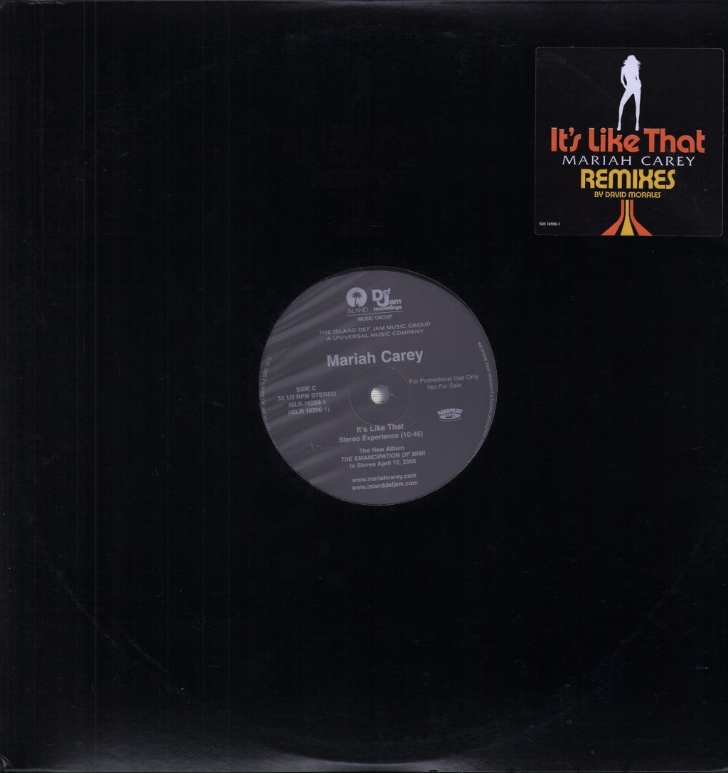 Mariah Carey - It's Like That (Remixes by David Morales) - Double 12 Inch