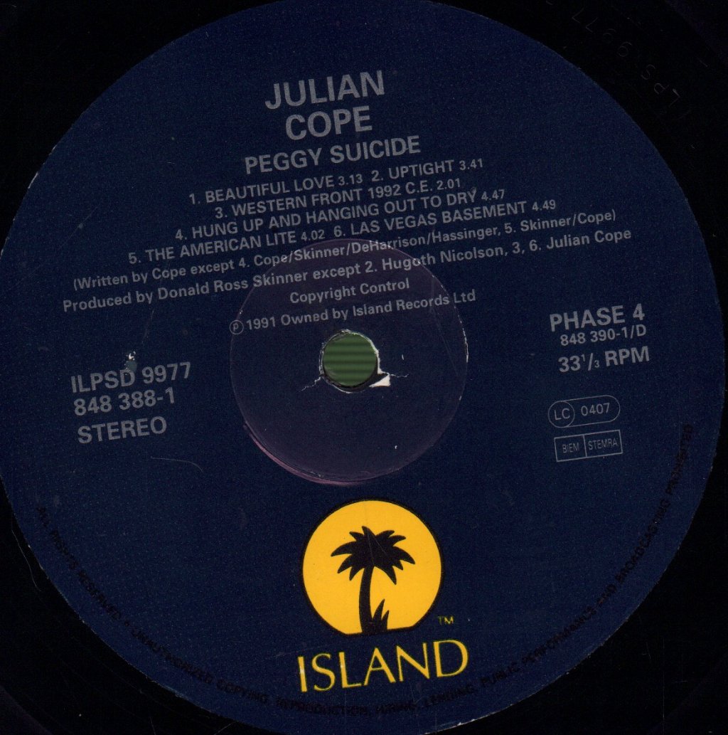 Julian Cope - Peggy Suicide - Double Lp