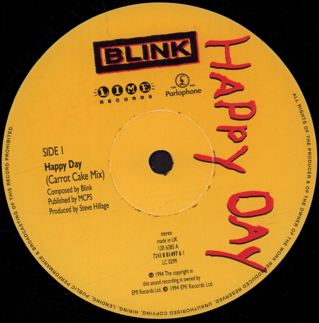 Blink - Happy Day - 12 Inch