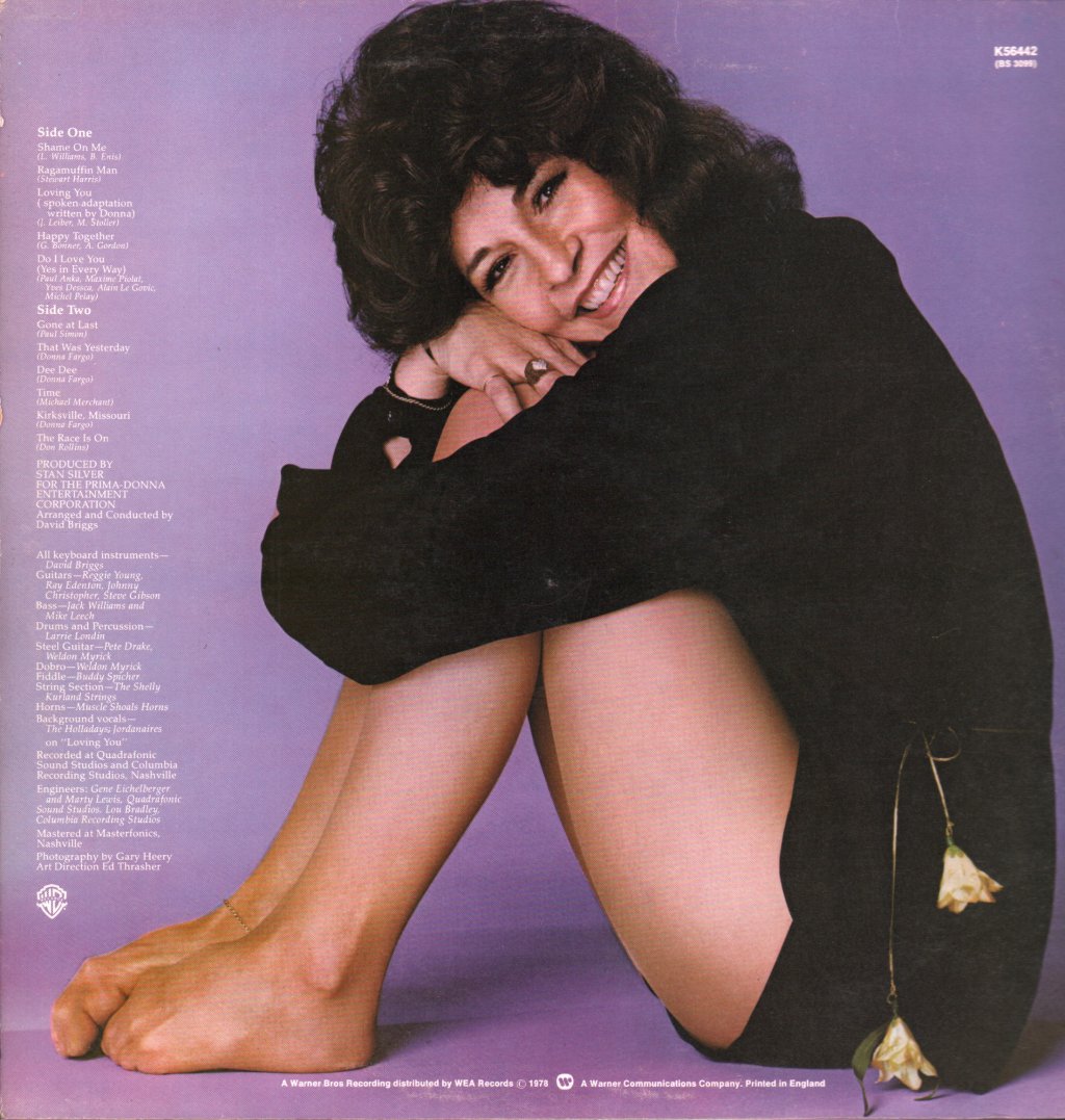 Donna Fargo - Shame On Me - Lp