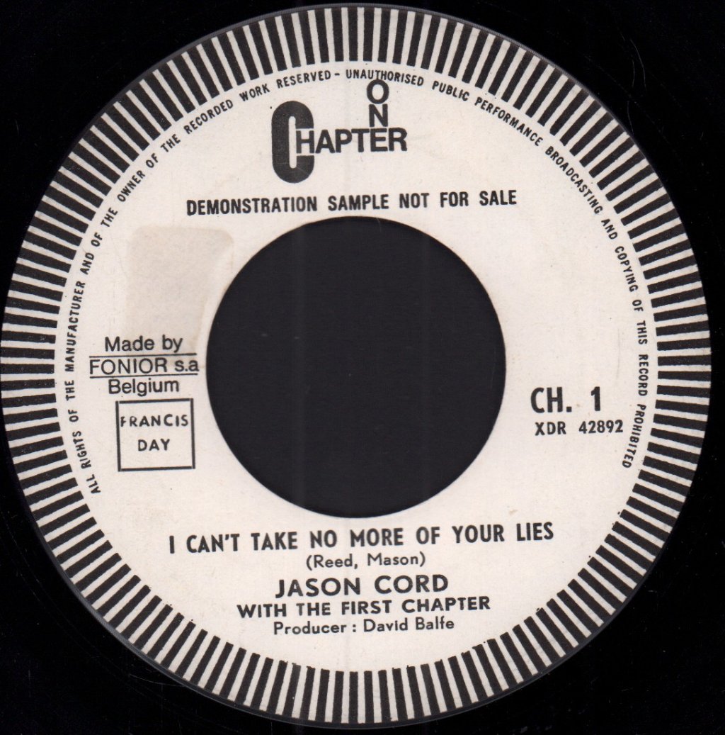 Jason Cord - I've Got My Eyes On You - 7 Inch