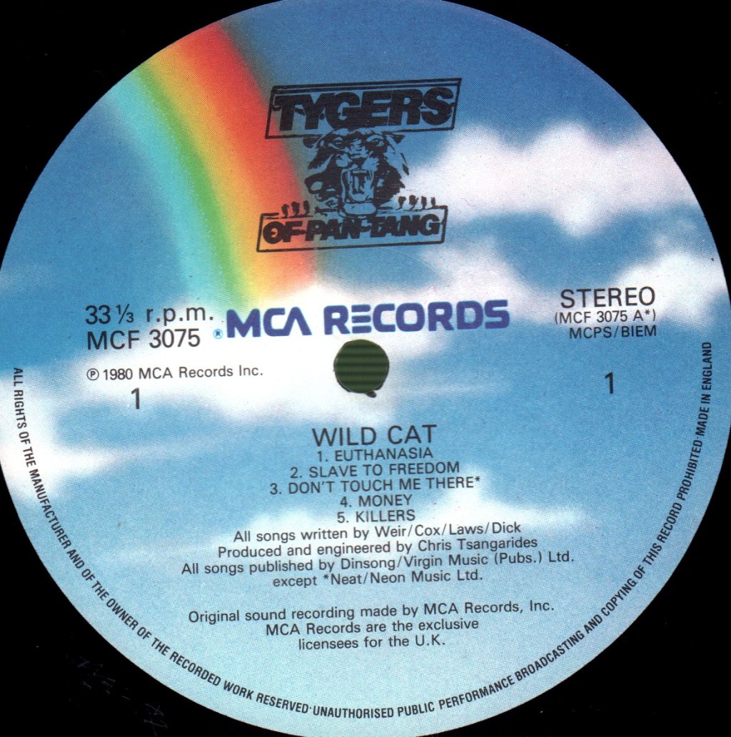 Tygers Of Pan Tang - Wild Cat - Lp