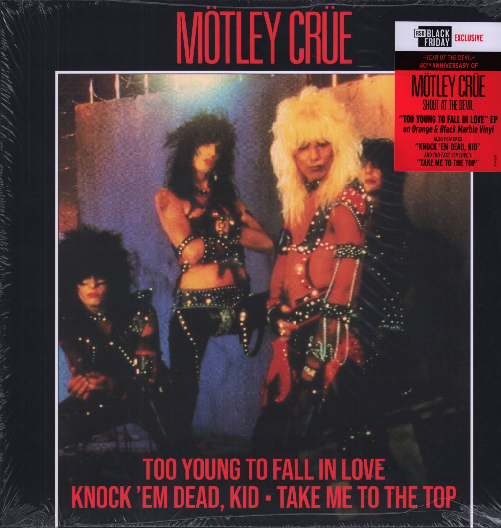 Mötley Crüe - Too Young To Fall In Love EP - 12 Inch
