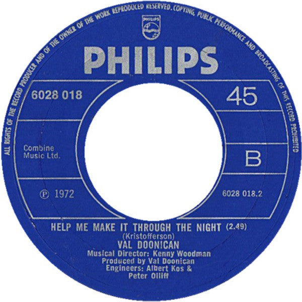 Val Doonican - More Than Ever Before - 7 Inch