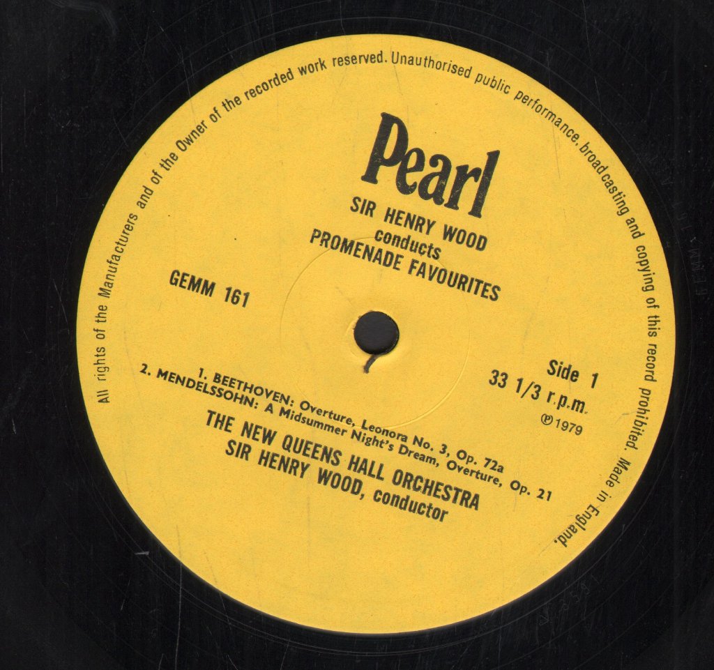 Sir Henry Wood - Promenade Favourites - Lp