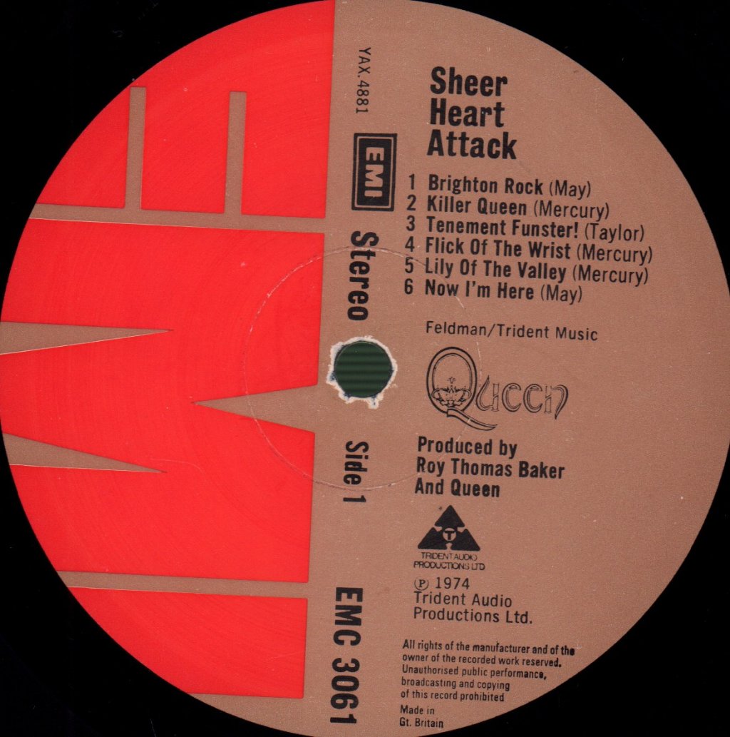 Queen - Sheer Heart Attack - Lp