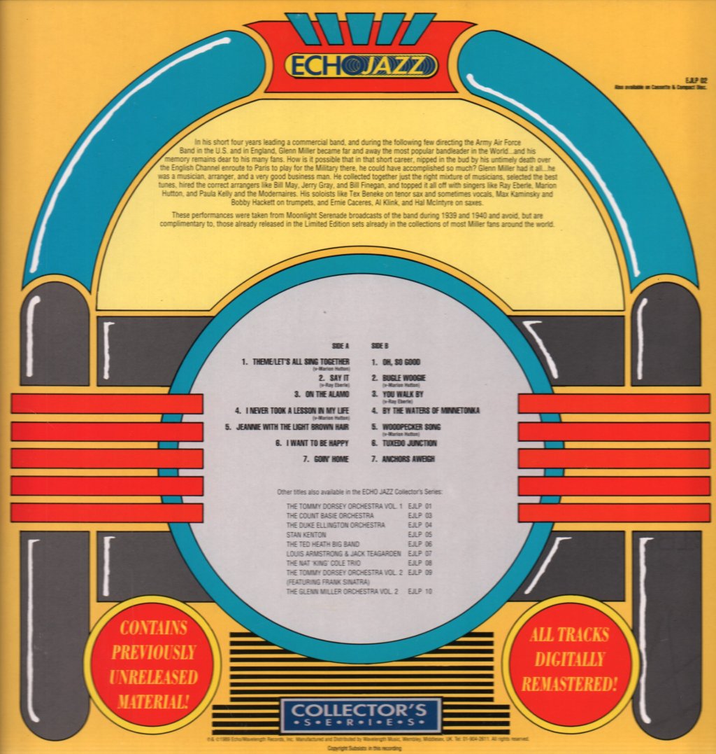 Glenn Miller And His Orchestra - Volume 1 - Lp