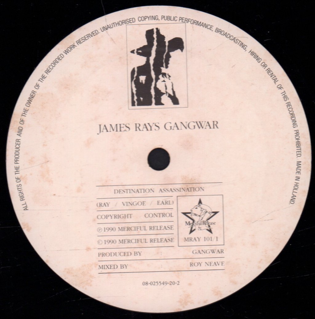 James Rays Gangwar - Without Conscience - 12 Inch
