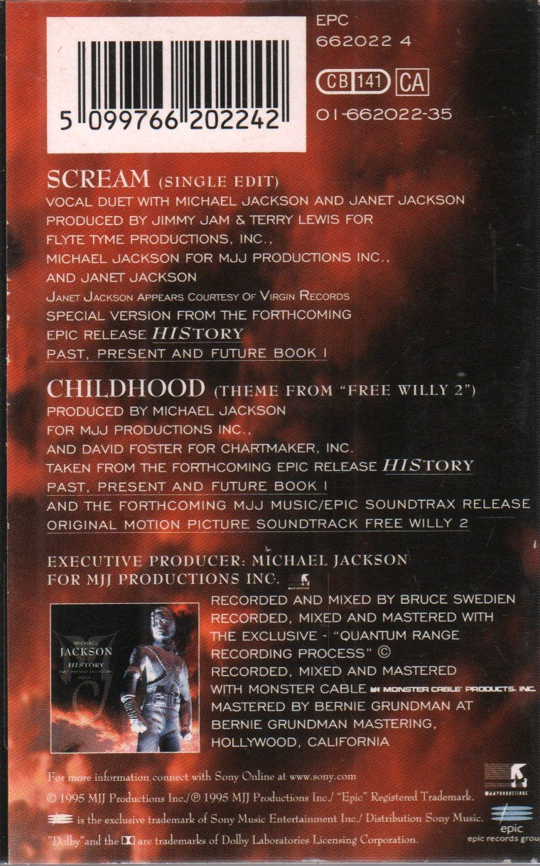 Michael Jackson - Scream/Childhood - Cassette