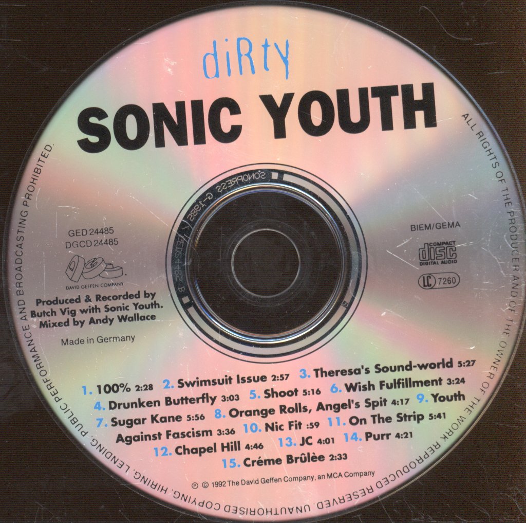 Sonic Youth - Dirty - Cd