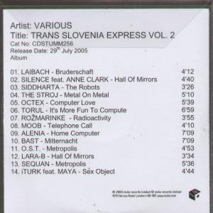 Various Artists - Trans Slovenia Express Vol 2 - Cdr