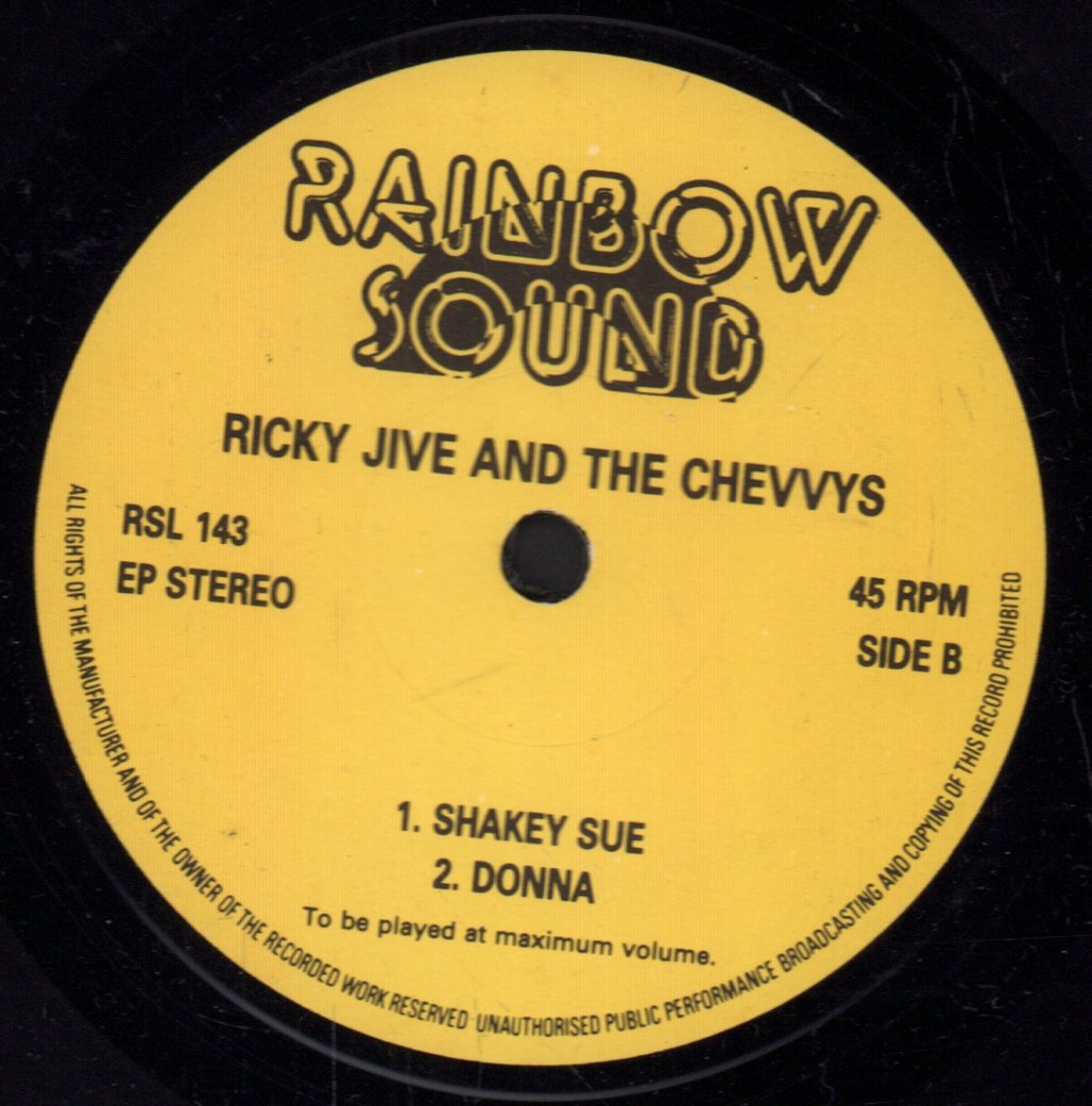 Ricky Jive And The Chevvys - Satisfied - 7 Inch