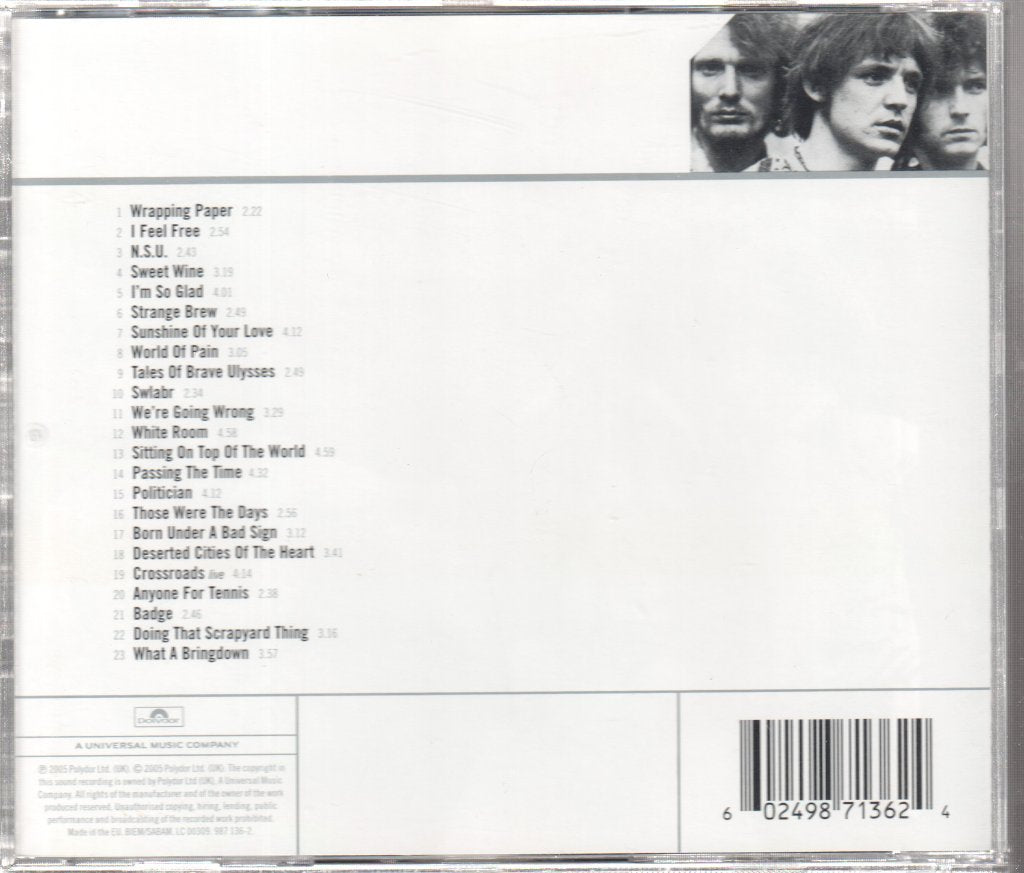 Cream - I Feel Free - Ultimate Cream - Cd