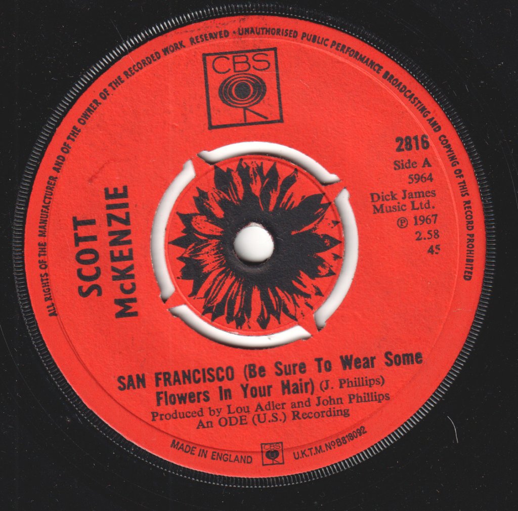 Scott McKenzie - San Francisco - 7 Inch