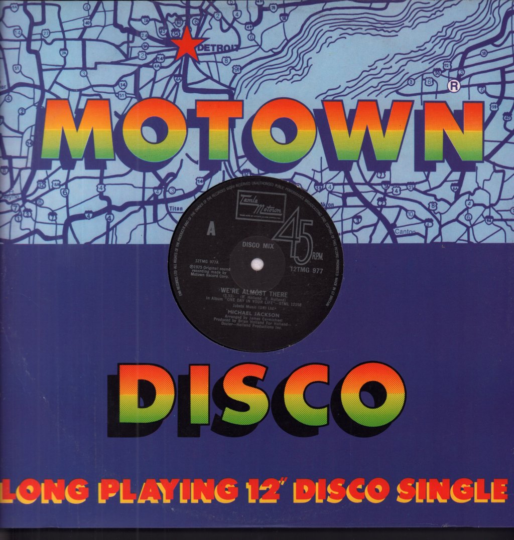 Michael Jackson - We're Almost There - 12 Inch
