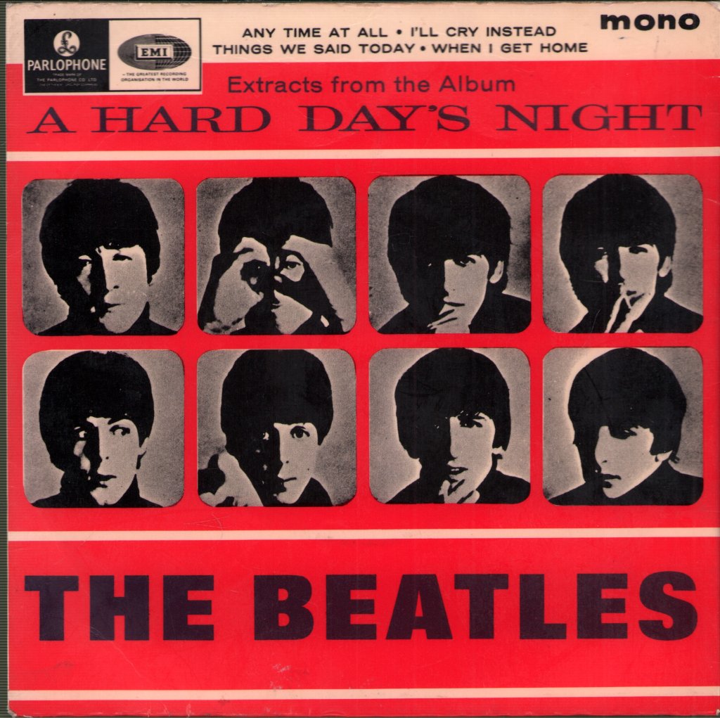 Beatles - Extracts From The Album A Hard Day's Night - 7 Inch