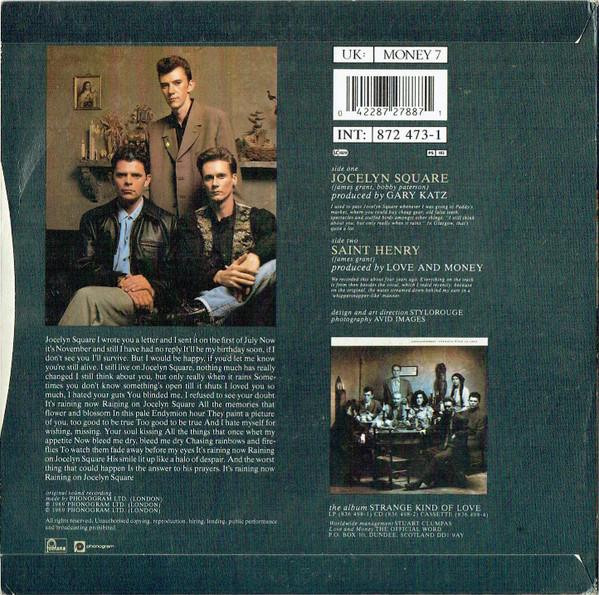 Love And Money - Jocelyn Square - 7 Inch