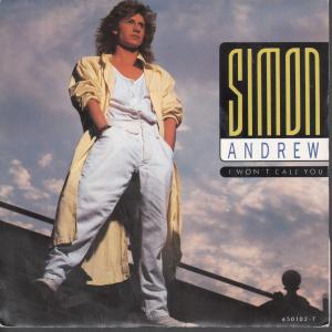 Simon Andrew - I Won't Call You - 7 Inch