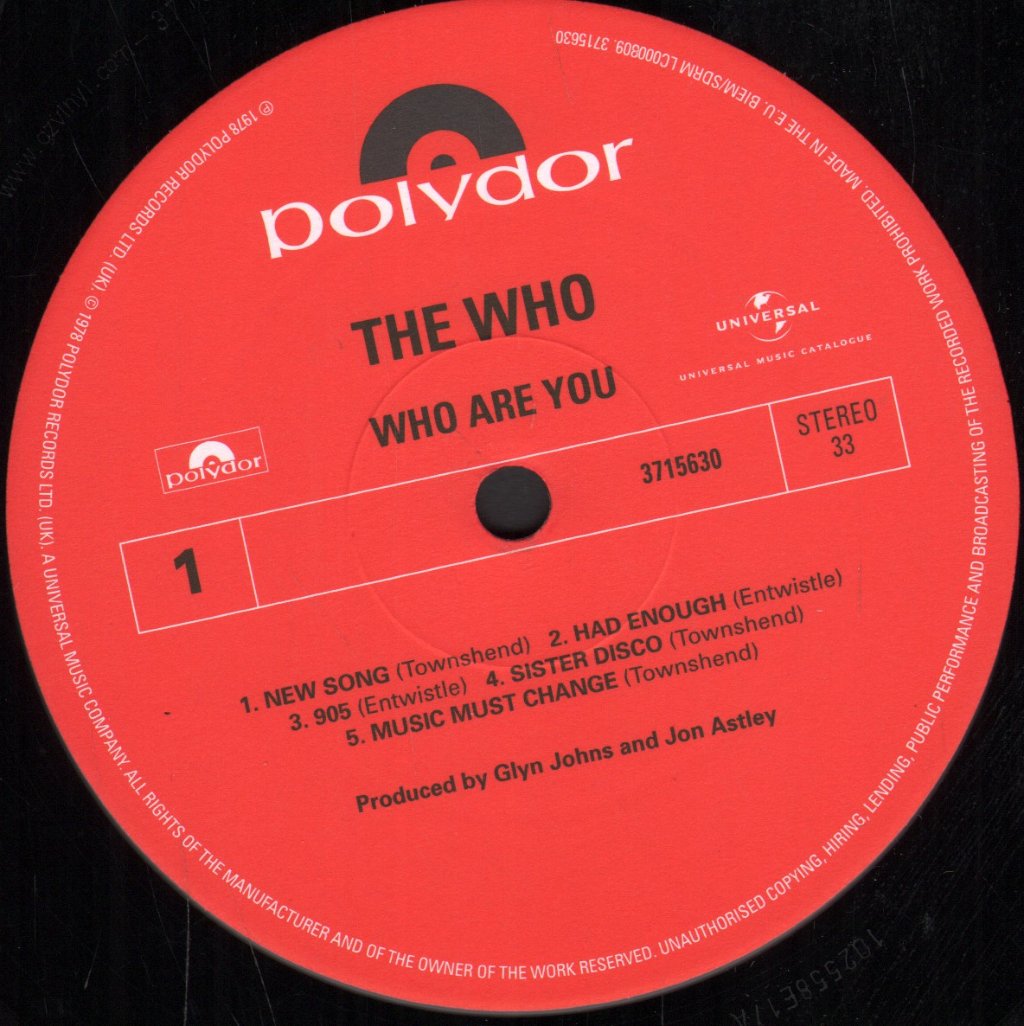 Who - Who Are You - Lp