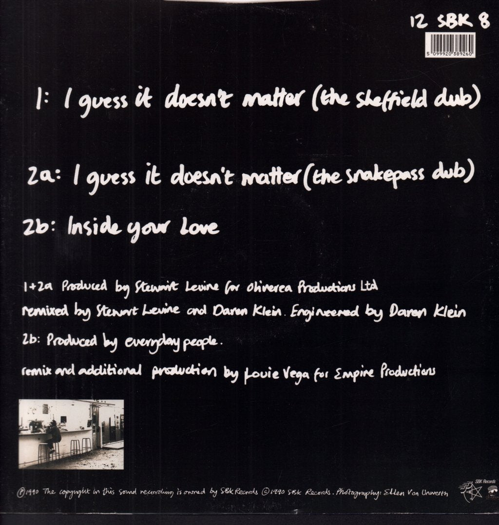 Everyday People - I Guess It Doesn't Matter - 12 Inch