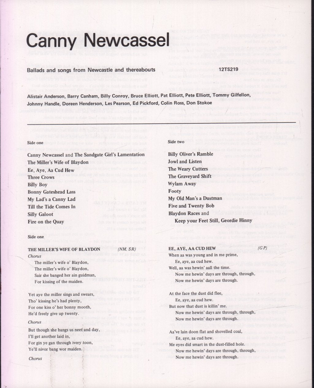 Various Artists - Canny Newcassel - Lp