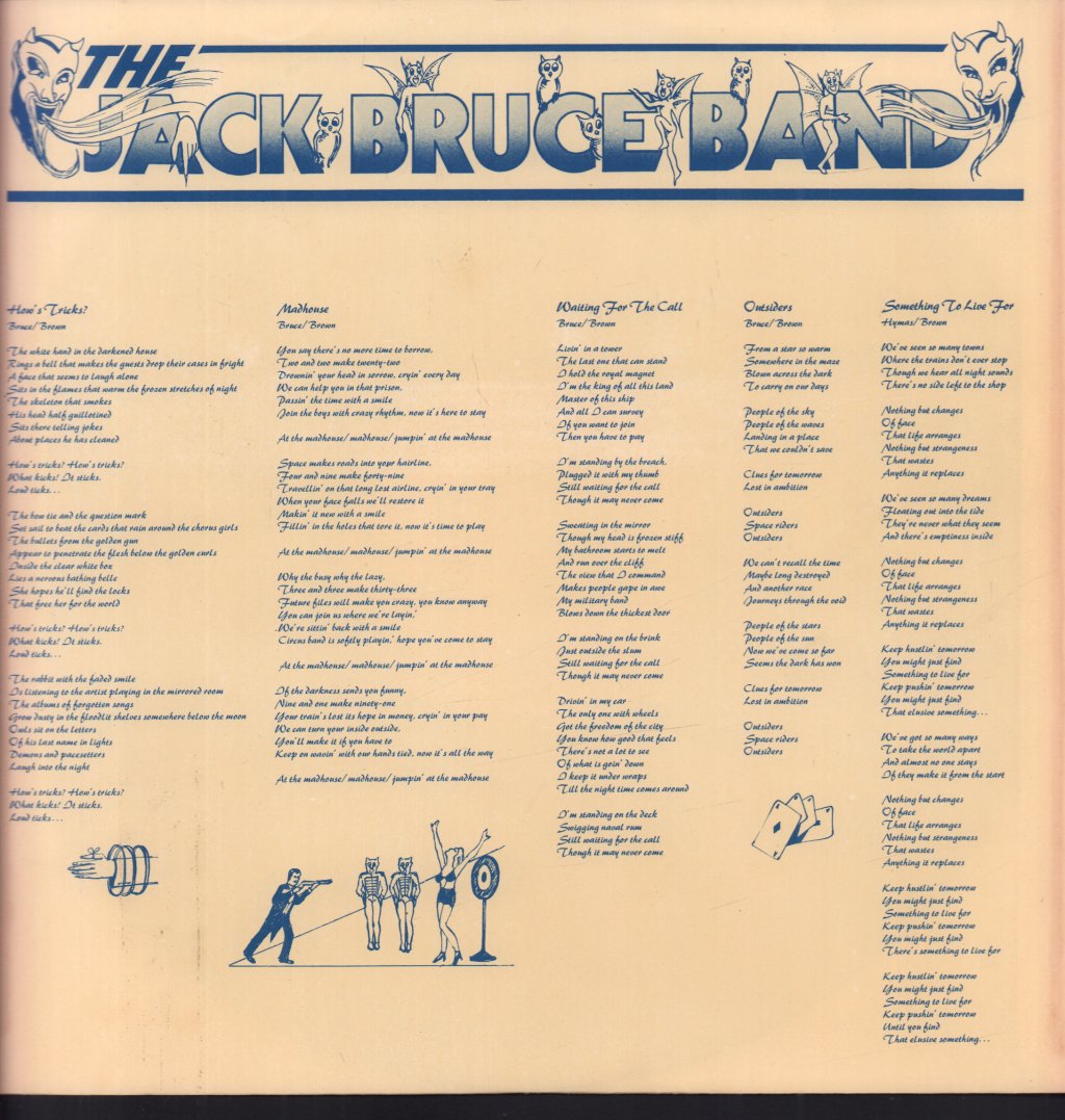 Jack Bruce Band - How's Tricks - Lp