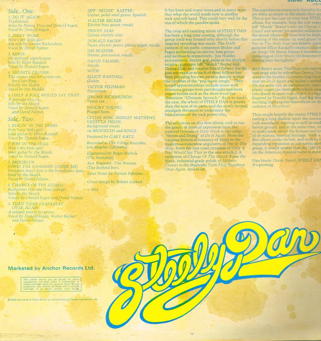 Steely Dan - Can't Buy A Thrill - Lp