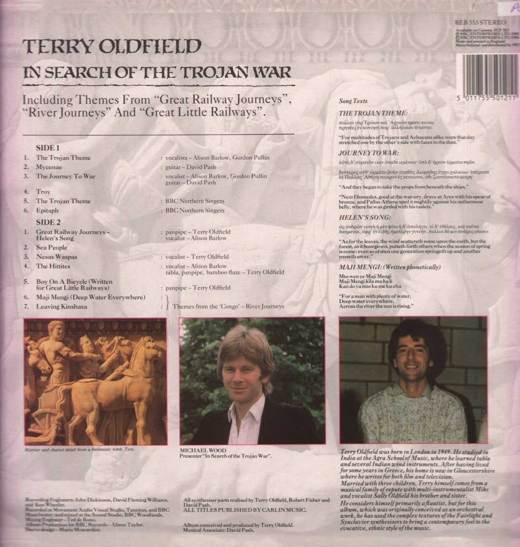Terry Oldfield - In Search Of The Trojan War - Lp