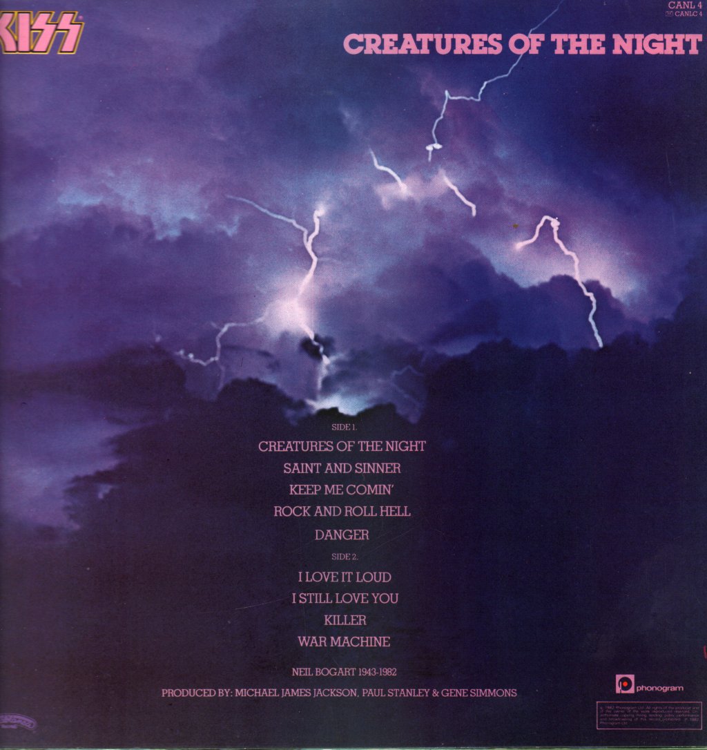 Kiss - Creatures Of The Night - Lp