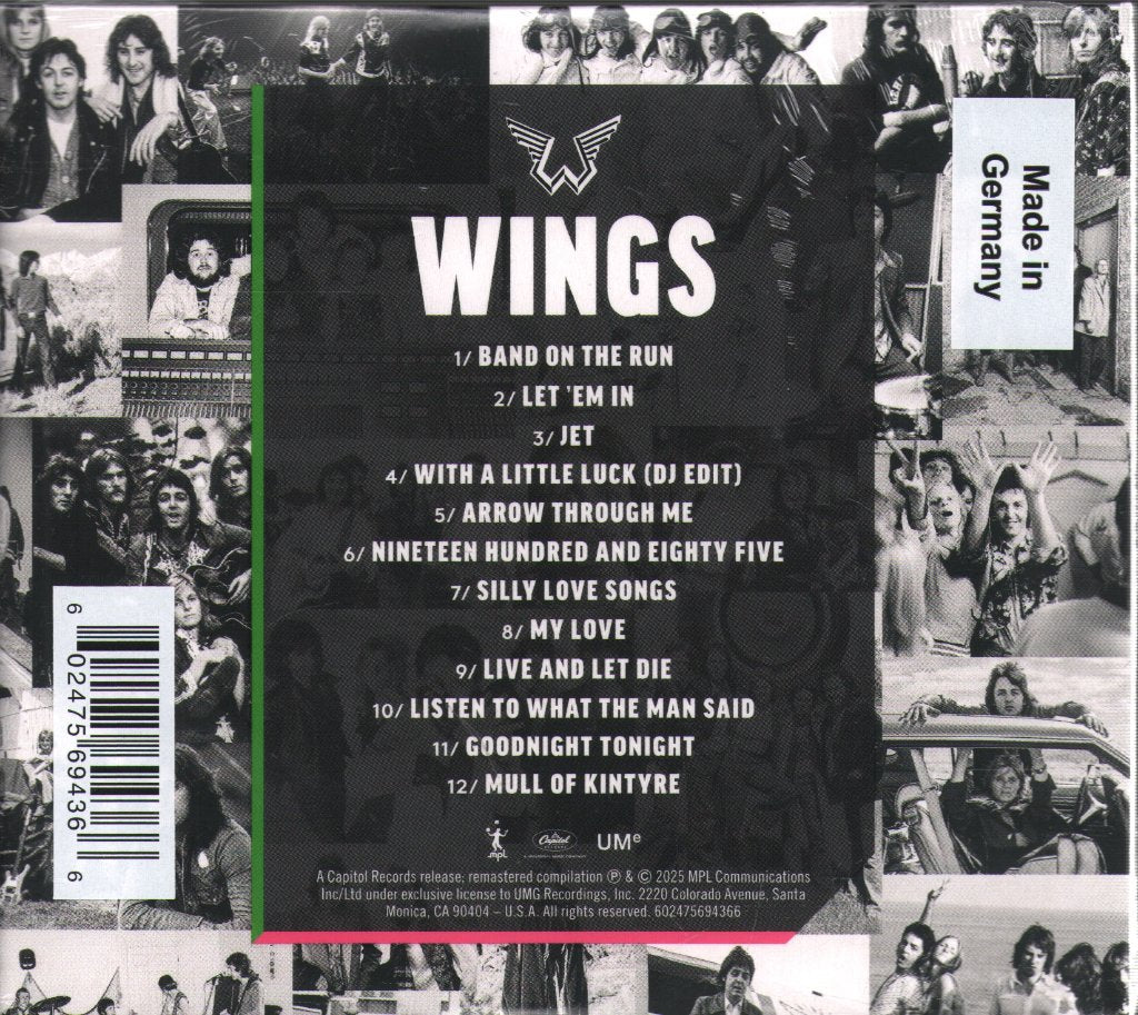 Paul McCartney And Wings - Wings - Cd