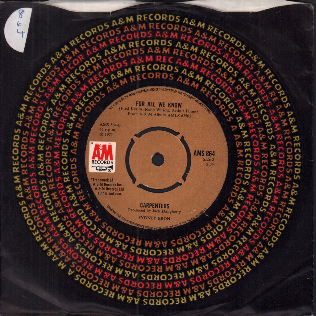 Carpenters - Superstar - 7 Inch