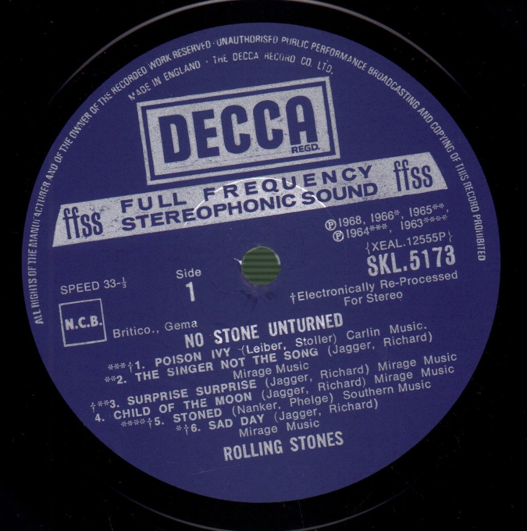 Rolling Stones - No Stone Unturned - Lp