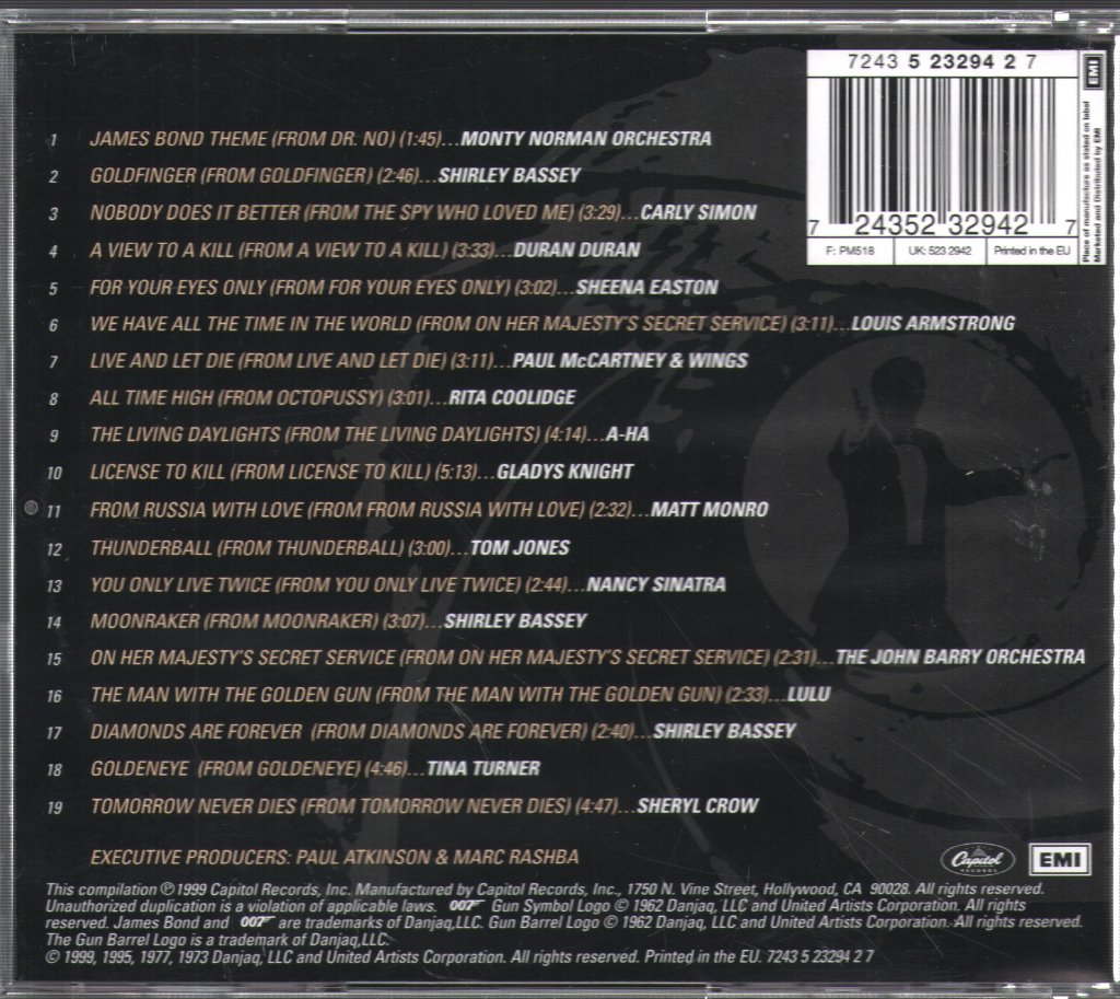 Various Artists - Best Of Bond...James Bond - Cd