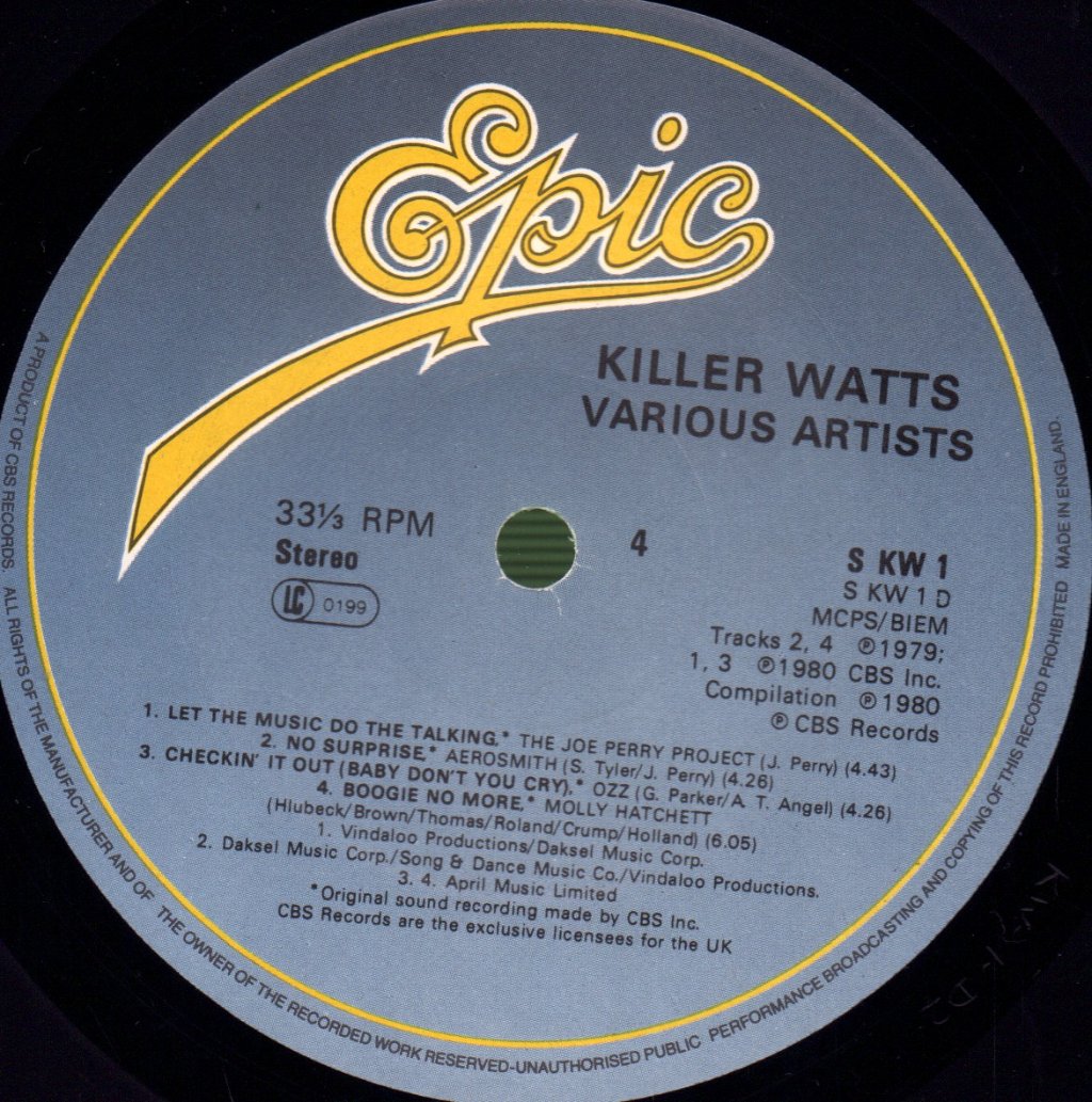 Various Artists - Killer Watts - Double Lp