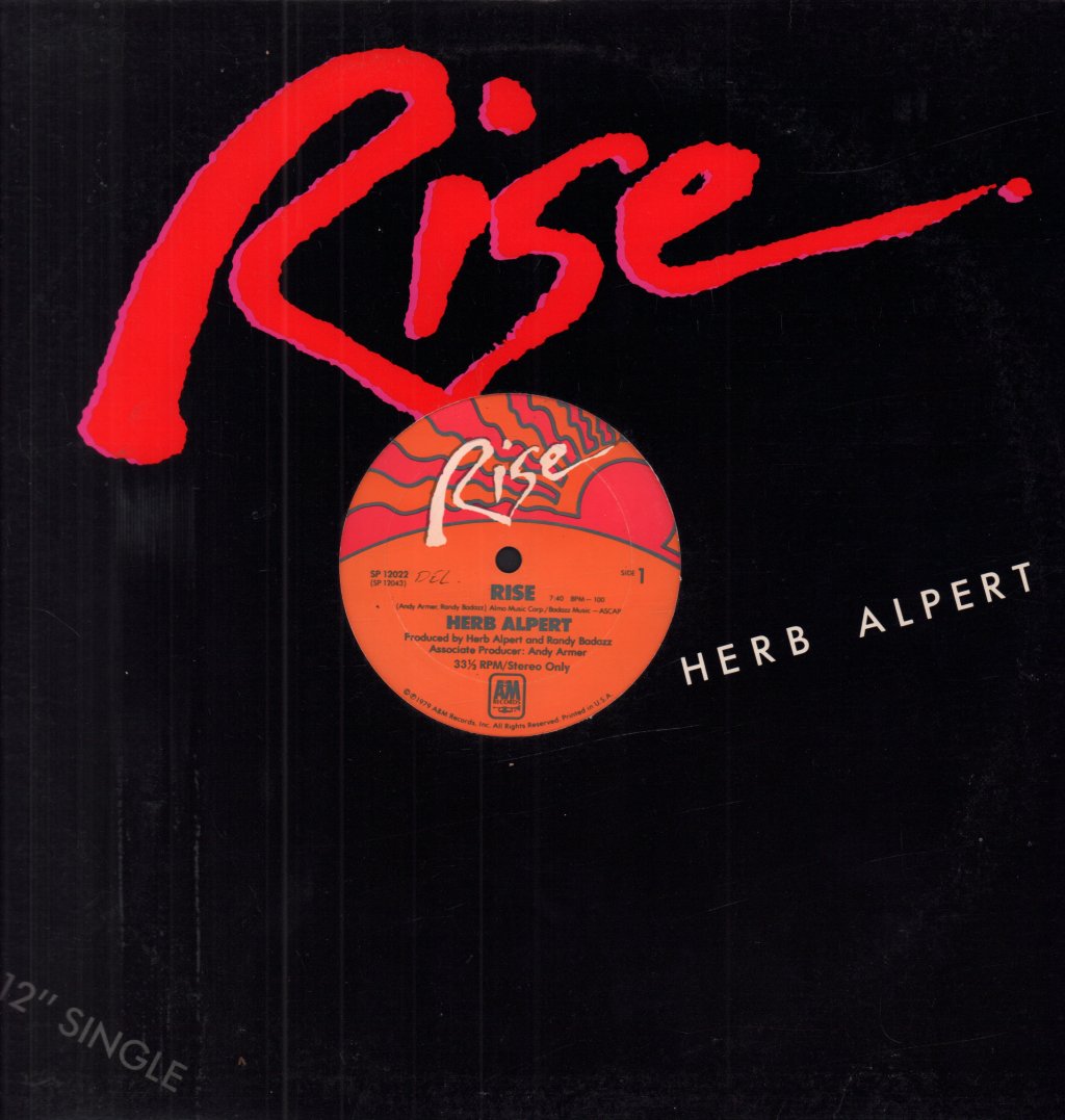 Herb Alpert - Rise - 12 Inch