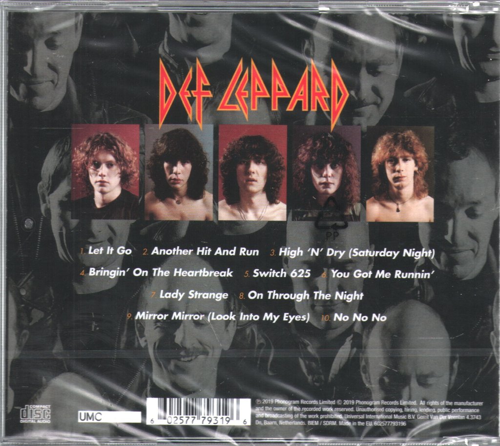 Def Leppard - High 'n' Dry - Cd