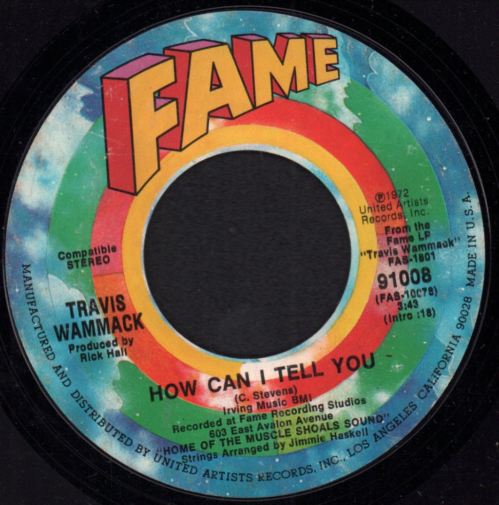 Travis Wammack - How Can I Tell You - 7 Inch