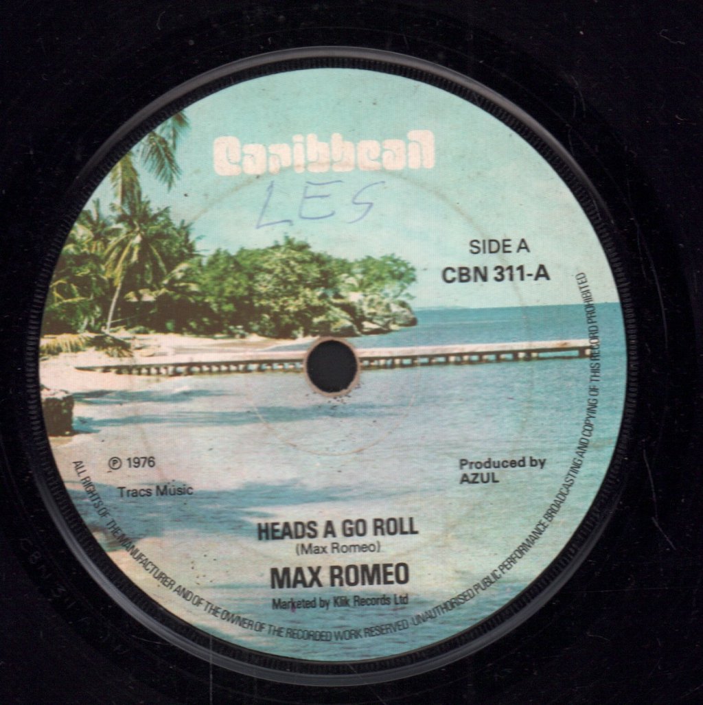 Max Romeo - Heads A Go Roll / Tacko - 7 Inch