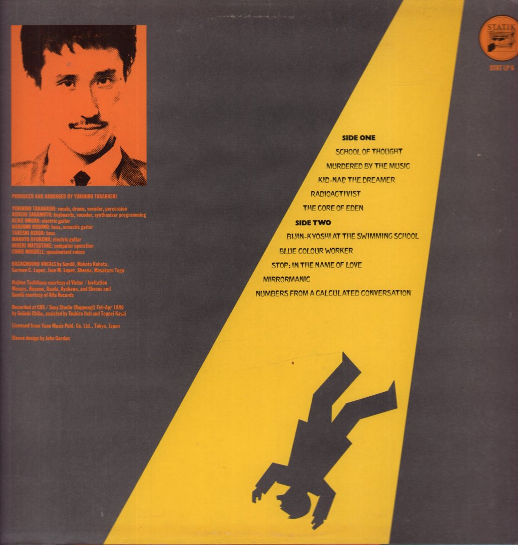 Yukihiro Takahashi - Murdered By The Music - Lp