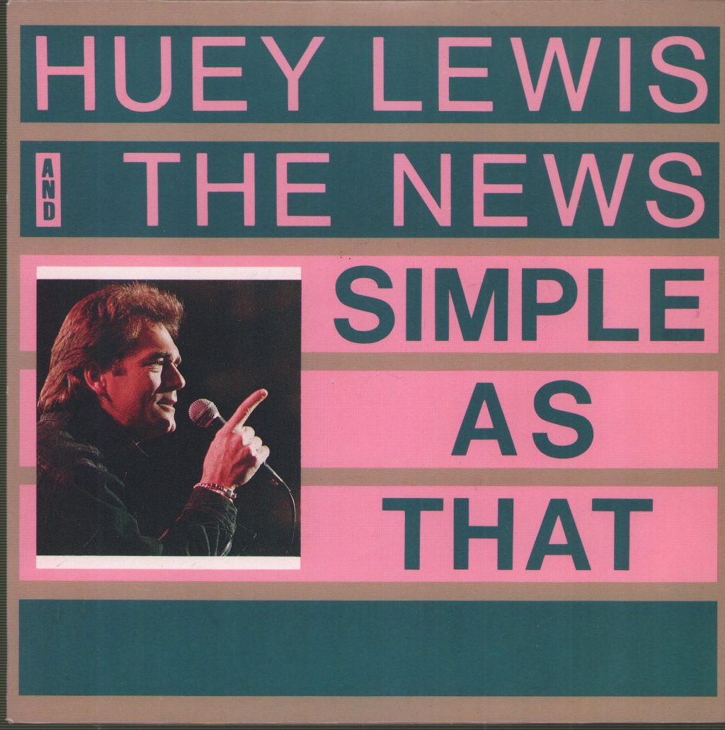 Huey Lewis And The News - Simple As That - 7 Inch