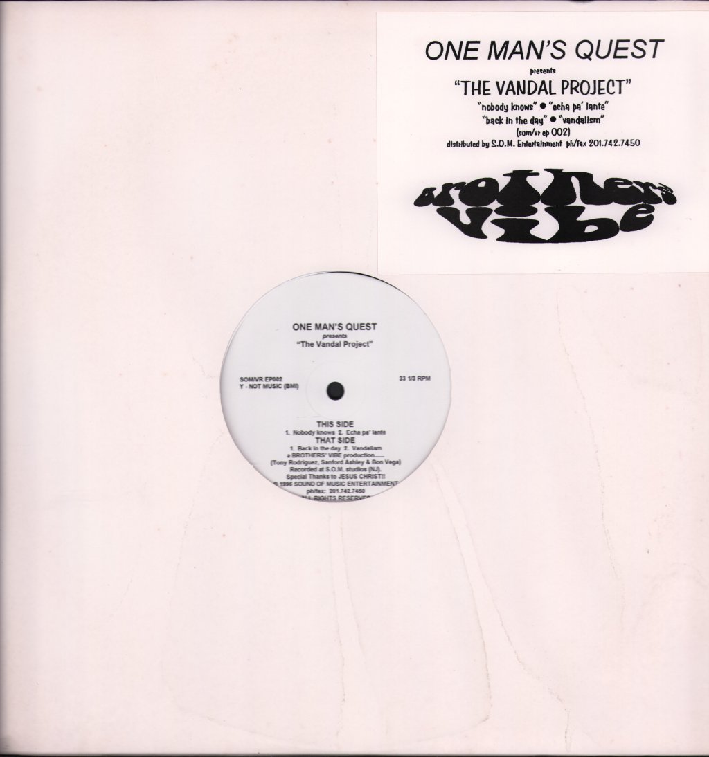 One Man's Quest - Vandal Project - 12 Inch